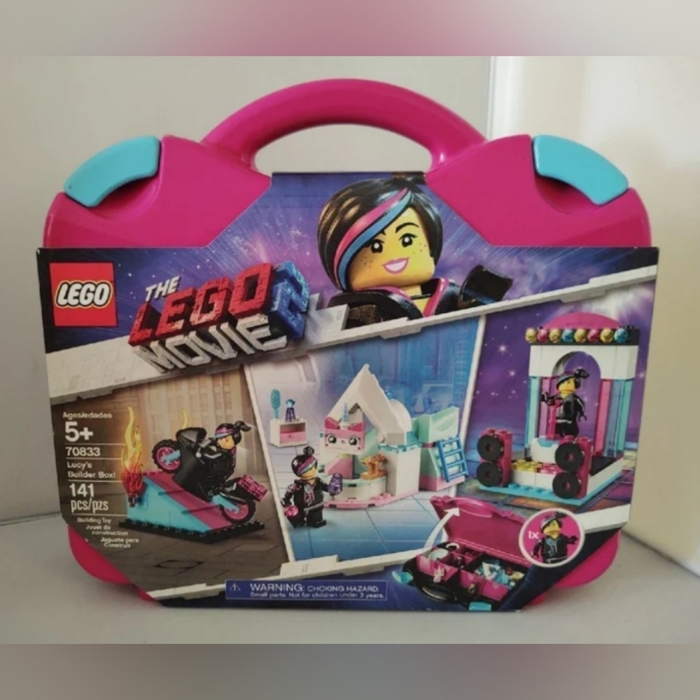 Lego Movie 2 70833 Lucy's Builder Box NWT Building Toy Set W/Storage Container